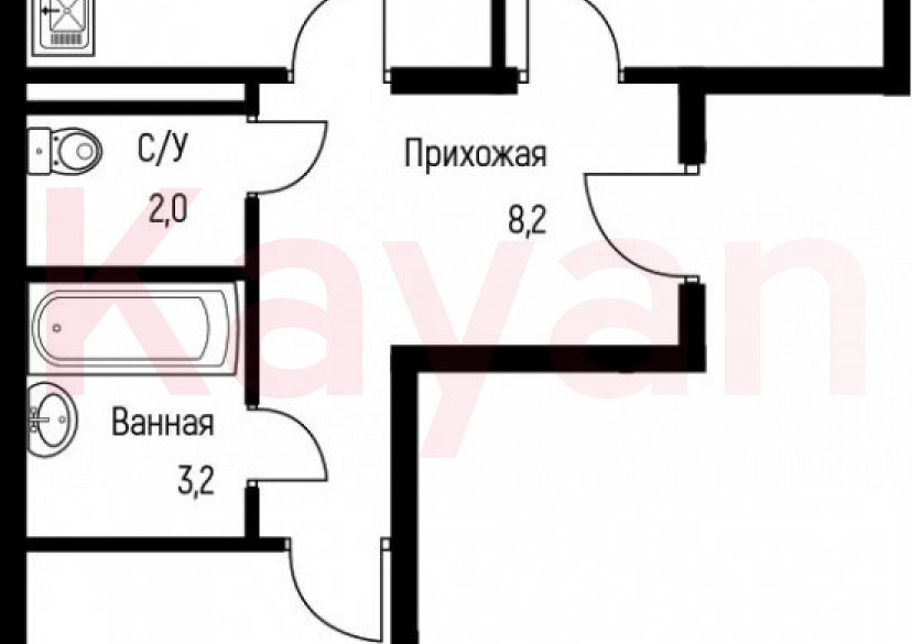 Продажа 2-комн. квартиры, 60.9 кв.м фото 0