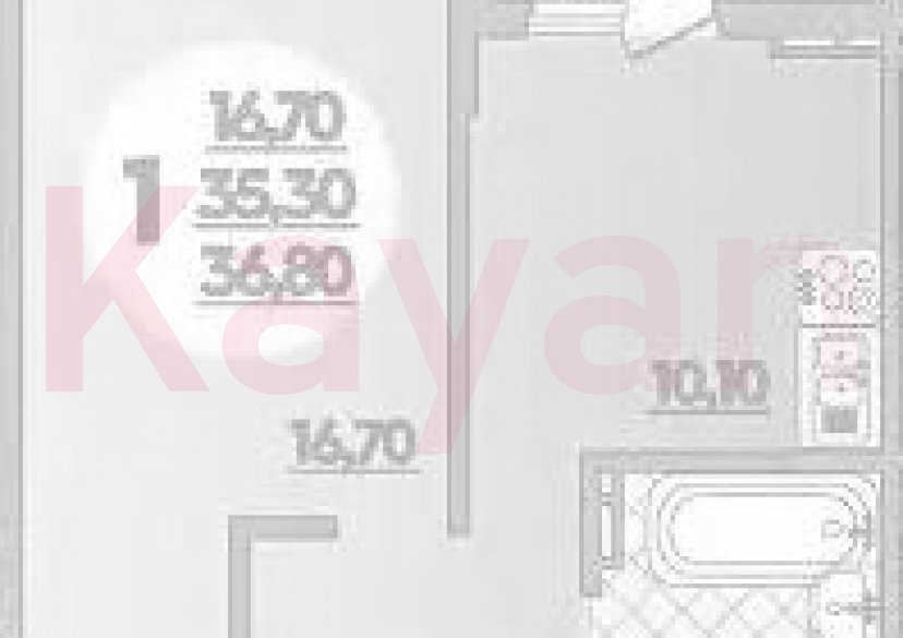 Продажа 1-комн. квартиры, 35.3 кв.м фото 0 Продажа 1-комн. квартиры, 35.3 кв.м фото 0