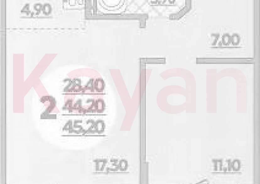 Продажа 2-комн. квартиры, 44.2 кв.м фото 0 Продажа 2-комн. квартиры, 44.2 кв.м фото 0