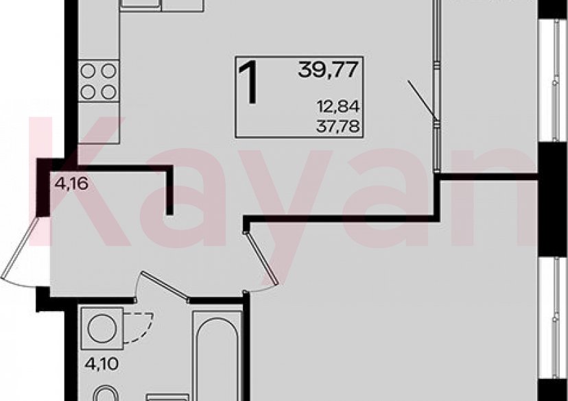 Продажа 2-комн. квартиры, 37.78 кв.м фото 0 Продажа 2-комн. квартиры, 37.78 кв.м фото 0