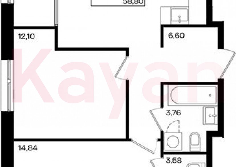 Продажа 3-комн. квартиры, 58.8 кв.м фото 0 Продажа 3-комн. квартиры, 58.8 кв.м фото 0
