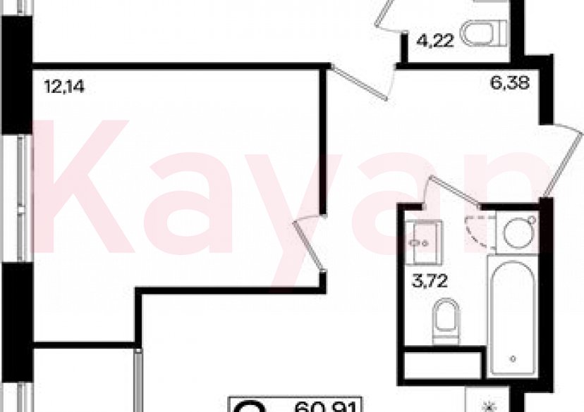 Продажа 3-комн. квартиры, 58.78 кв.м фото 0 Продажа 3-комн. квартиры, 58.78 кв.м фото 0