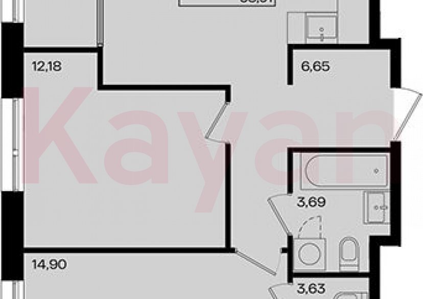 Продажа 3-комн. квартиры, 58.91 кв.м фото 0 Продажа 3-комн. квартиры, 58.91 кв.м фото 0