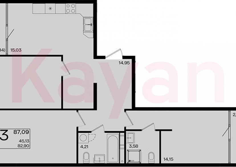 Продажа 4-комн. квартиры, 82.9 кв.м фото 0 Продажа 4-комн. квартиры, 82.9 кв.м фото 0