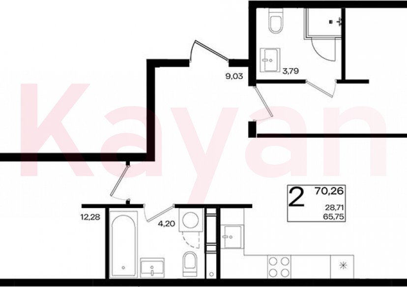 Продажа 3-комн. квартиры, 65.75 кв.м фото 0 Продажа 3-комн. квартиры, 65.75 кв.м фото 0