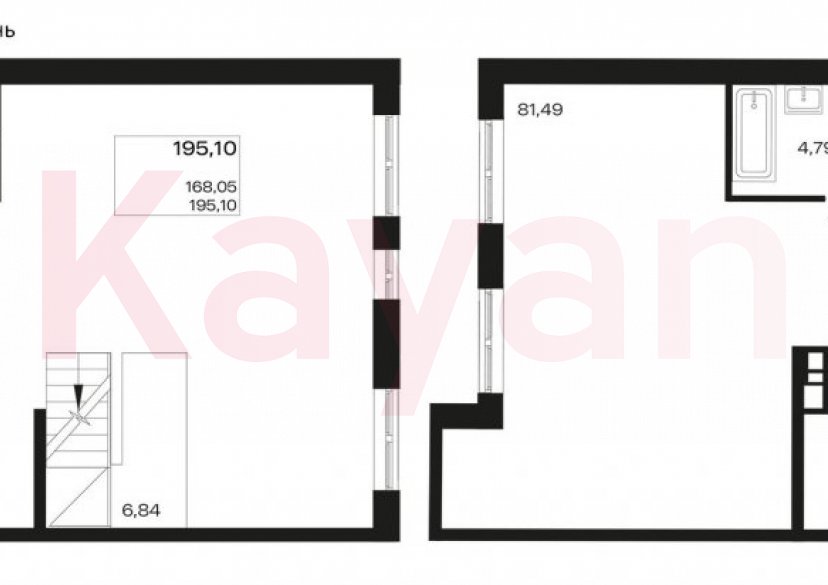 Продажа 2-комн. квартиры, 195.1 кв.м фото 0