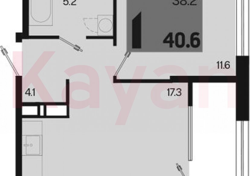 Продажа 2-комн. квартиры, 38.2 кв.м фото 0 Продажа 2-комн. квартиры, 38.2 кв.м фото 0