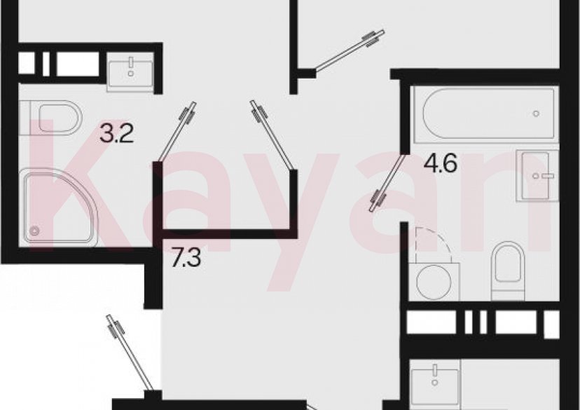 Продажа 3-комн. квартиры, 67.6 кв.м фото 0 Продажа 3-комн. квартиры, 67.6 кв.м фото 0