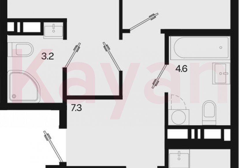 Продажа 3-комн. квартиры, 67.6 кв.м фото 0 Продажа 3-комн. квартиры, 67.6 кв.м фото 0