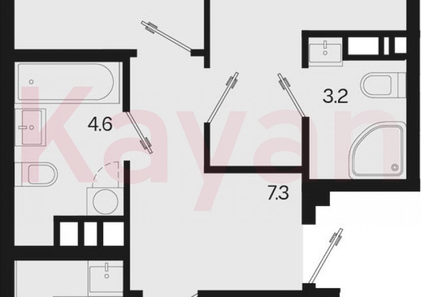 Продажа 3-комн. квартиры, 67.7 кв.м фото 0 Продажа 3-комн. квартиры, 67.7 кв.м фото 0