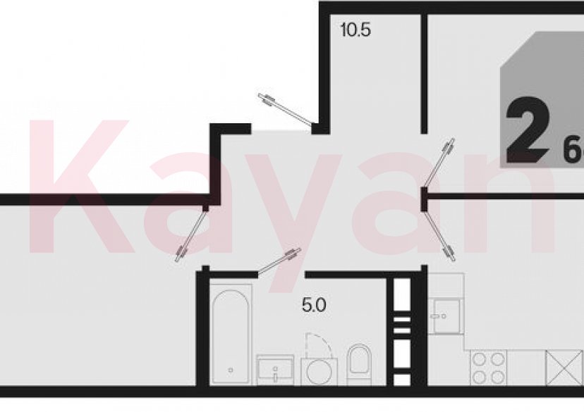 Продажа 3-комн. квартиры, 63 кв.м фото 0 Продажа 3-комн. квартиры, 63 кв.м фото 0