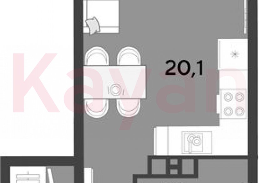 Продажа студии, 24.4 кв.м фото 0 Продажа студии, 24.4 кв.м фото 0