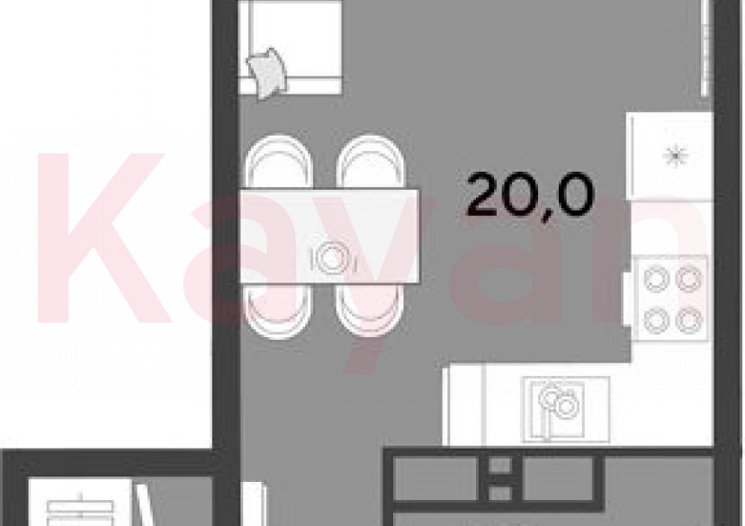 Продажа студии, 24.2 кв.м фото 0