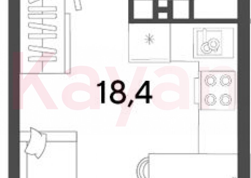 Продажа студии, 22 кв.м фото 0