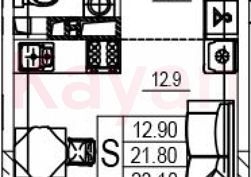 Продажа студии, 22 кв.м фото 0 Продажа студии, 22 кв.м фото 0