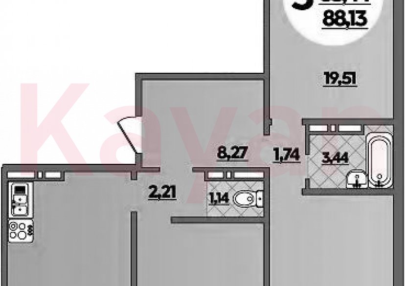 Продажа 4-комн. квартиры, 83.44 кв.м фото 0 Продажа 4-комн. квартиры, 83.44 кв.м фото 0