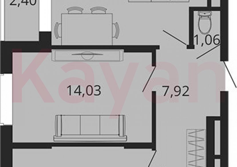 Продажа 2-комн. квартиры, 59.46 кв.м фото 0