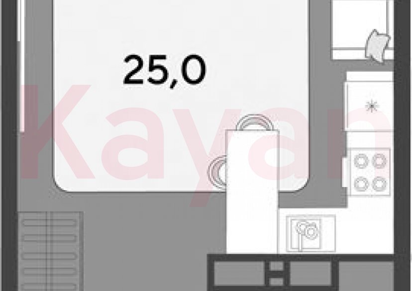 Продажа студии, 29.1 кв.м фото 0