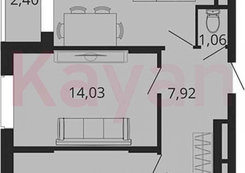 Продажа 2-комн. квартиры, 59.46 кв.м фото 0