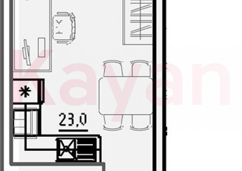 Продажа студии, 26.7 кв.м фото 0