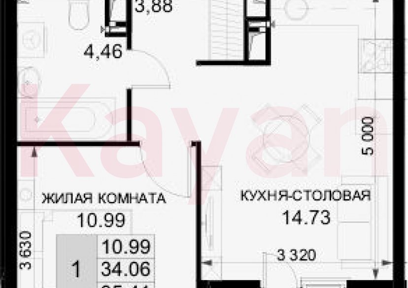 Продажа 1-комн. квартиры, 34.06 кв.м фото 0 Продажа 1-комн. квартиры, 34.06 кв.м фото 0