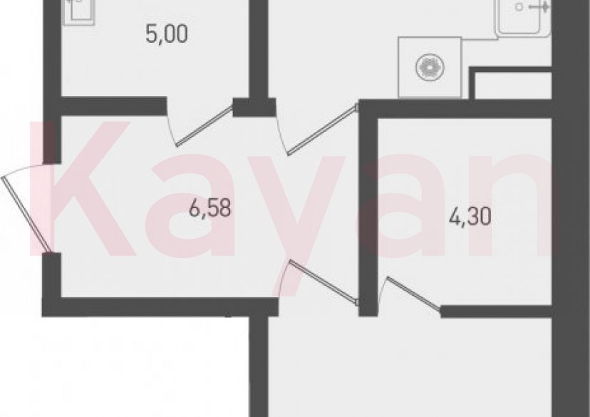 Продажа 1-комн. квартиры, 54.01 кв.м фото 0 Продажа 1-комн. квартиры, 54.01 кв.м фото 0