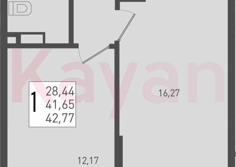 Продажа 2-комн. квартиры, 41.65 кв.м фото 0 Продажа 2-комн. квартиры, 41.65 кв.м фото 0