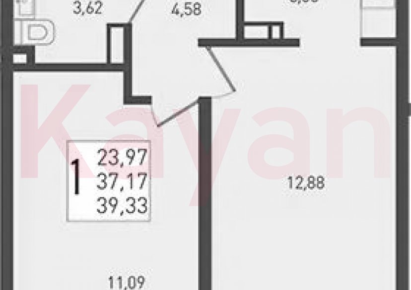 Продажа 2-комн. квартиры, 37.17 кв.м фото 0 Продажа 2-комн. квартиры, 37.17 кв.м фото 0