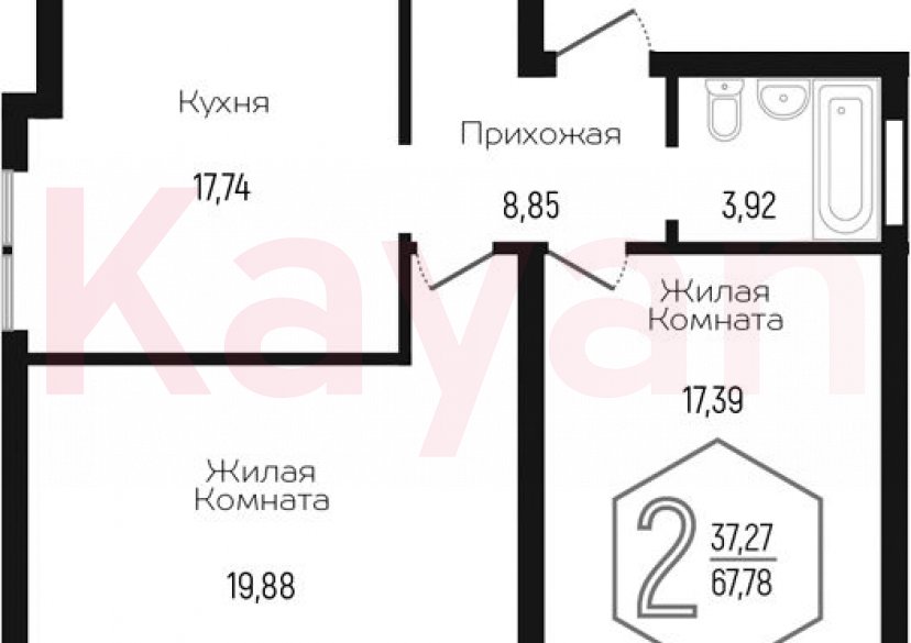 Продажа 3-комн. квартиры, 67.78 кв.м фото 0 Продажа 3-комн. квартиры, 67.78 кв.м фото 0