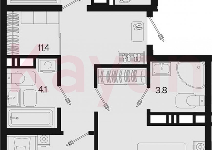 Продажа 3-комн. квартиры, 71.4 кв.м фото 0 Продажа 3-комн. квартиры, 71.4 кв.м фото 0