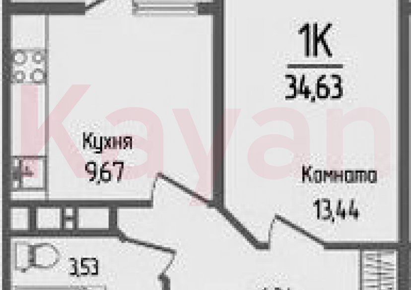 Продажа 1-комн. квартиры, 32.98 кв.м фото 0 Продажа 1-комн. квартиры, 32.98 кв.м фото 0