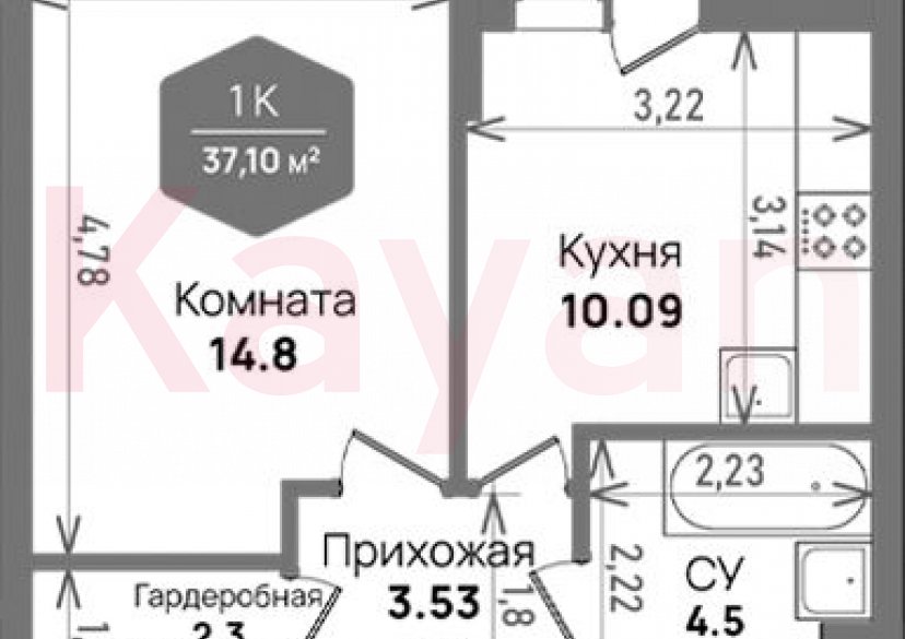Продажа 1-комн. квартиры, 35.22 кв.м фото 0 Продажа 1-комн. квартиры, 35.22 кв.м фото 0