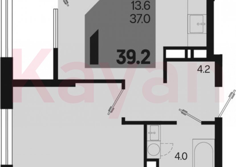 Продажа 1-комн. квартиры, 37 кв.м фото 0 Продажа 1-комн. квартиры, 37 кв.м фото 0