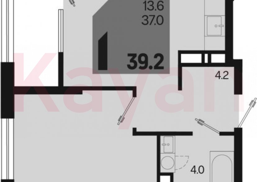 Продажа 1-комн. квартиры, 37 кв.м фото 0 Продажа 1-комн. квартиры, 37 кв.м фото 0