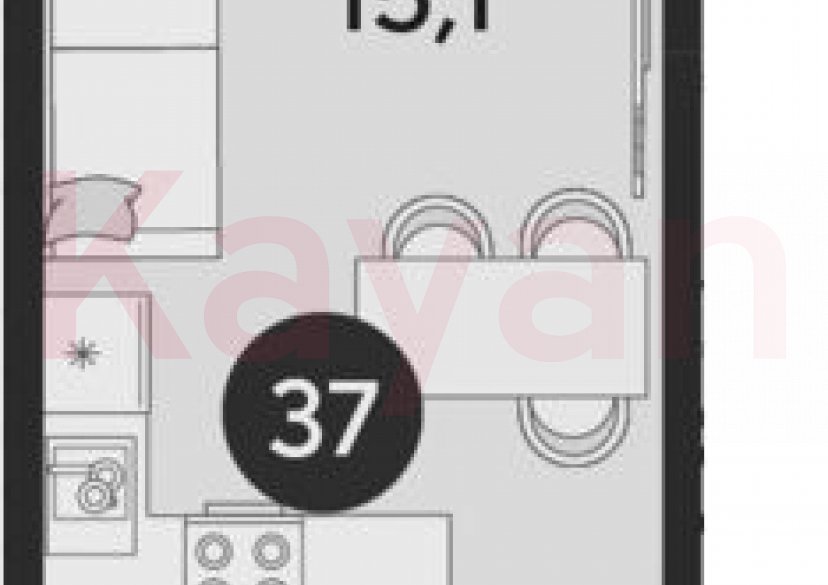 Продажа студии, 18.2 кв.м фото 0