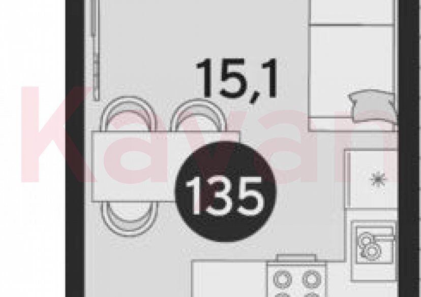 Продажа студии, 18.2 кв.м фото 0 Продажа студии, 18.2 кв.м фото 0
