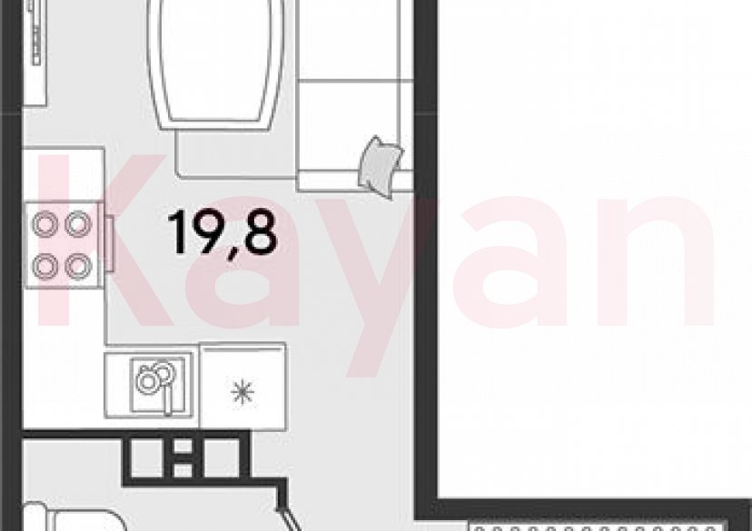 Продажа студии, 23.7 кв.м фото 0 Продажа студии, 23.7 кв.м фото 0