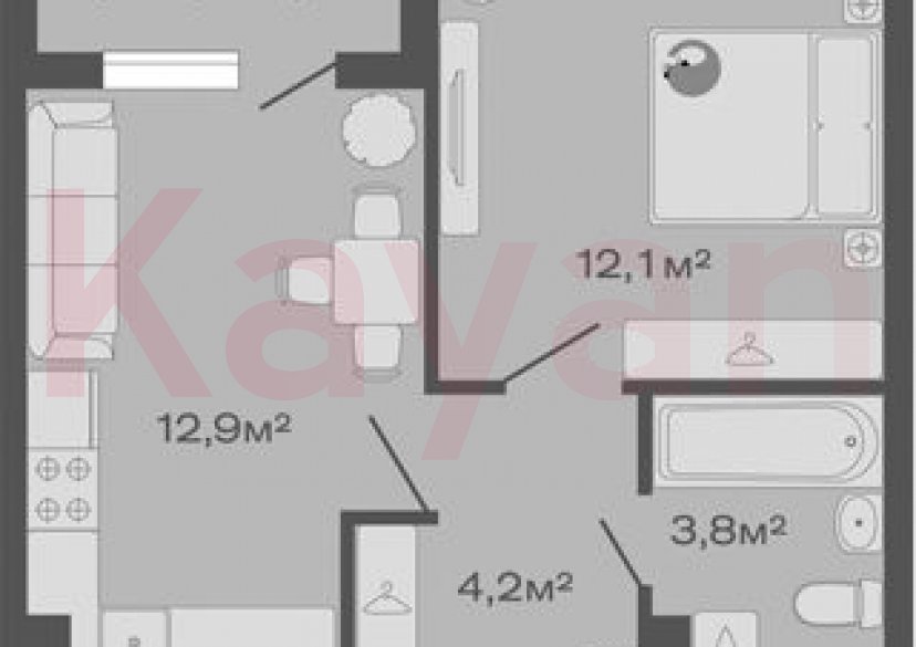 Продажа 1-комн. квартиры, 33 кв.м фото 0 Продажа 1-комн. квартиры, 33 кв.м фото 0