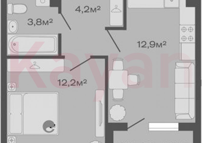 Продажа 1-комн. квартиры, 33.1 кв.м фото 0 Продажа 1-комн. квартиры, 33.1 кв.м фото 0