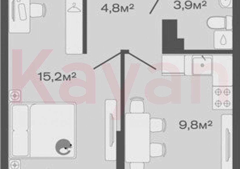 Продажа 1-комн. квартиры, 33.7 кв.м фото 0 Продажа 1-комн. квартиры, 33.7 кв.м фото 0
