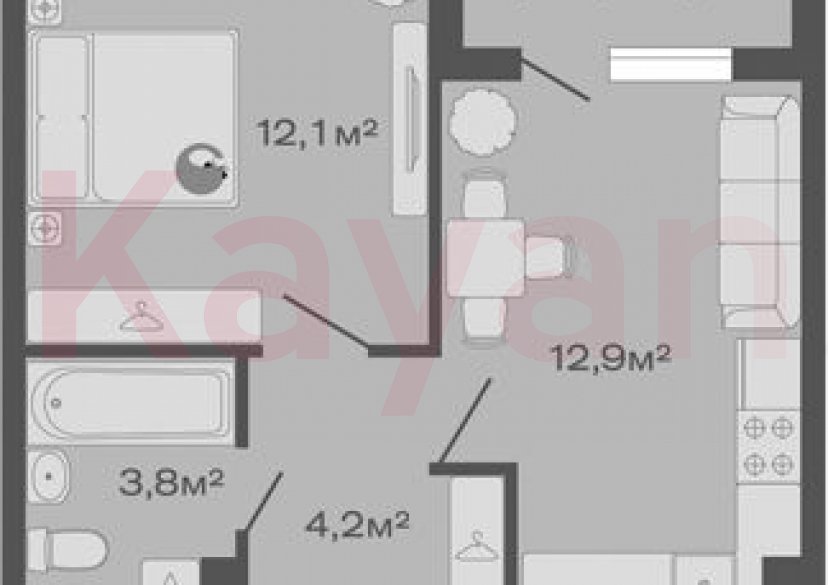 Продажа 1-комн. квартиры, 33 кв.м фото 0 Продажа 1-комн. квартиры, 33 кв.м фото 0