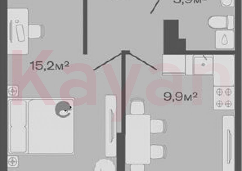 Продажа 1-комн. квартиры, 33.8 кв.м фото 0 Продажа 1-комн. квартиры, 33.8 кв.м фото 0