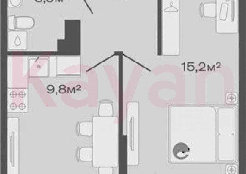 Продажа 1-комн. квартиры, 33.7 кв.м фото 0 Продажа 1-комн. квартиры, 33.7 кв.м фото 0