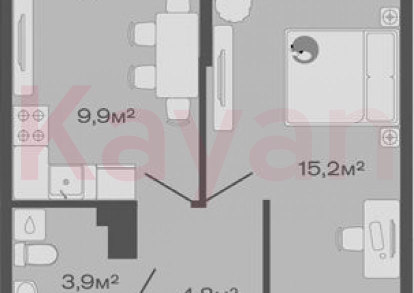 Продажа 1-комн. квартиры, 33.8 кв.м фото 0 Продажа 1-комн. квартиры, 33.8 кв.м фото 0