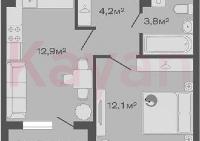 Продажа 1-комн. квартиры, 33 кв.м фото 0 Продажа 1-комн. квартиры, 33 кв.м фото 0