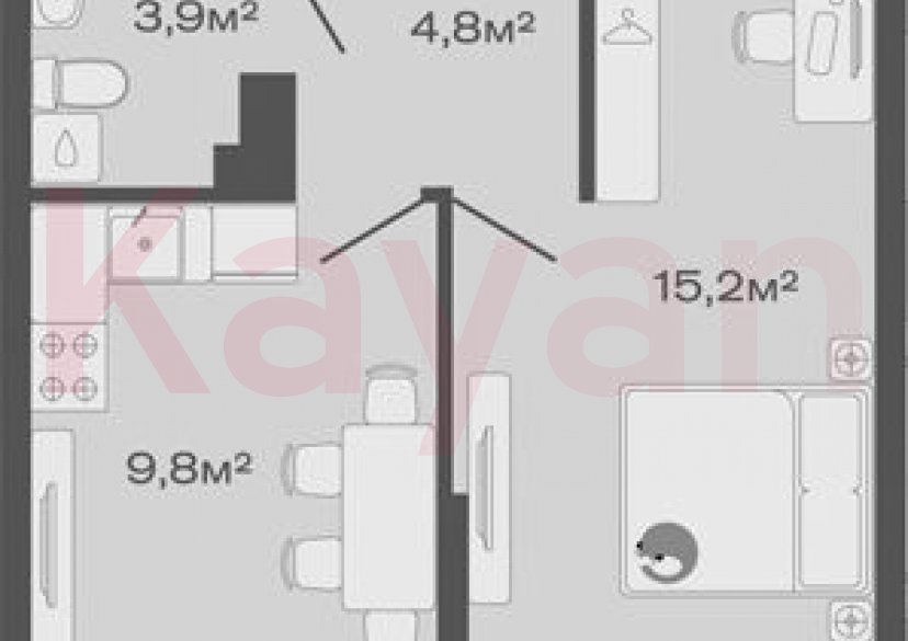 Продажа 1-комн. квартиры, 33.7 кв.м фото 0 Продажа 1-комн. квартиры, 33.7 кв.м фото 0