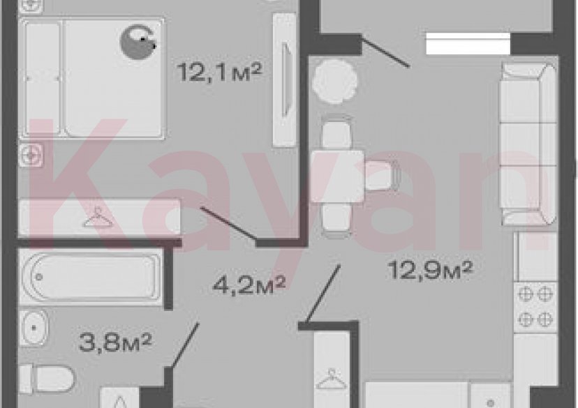 Продажа 1-комн. квартиры, 33 кв.м фото 0 Продажа 1-комн. квартиры, 33 кв.м фото 0