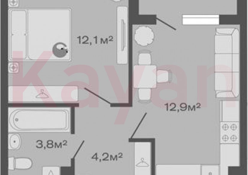 Продажа 1-комн. квартиры, 33 кв.м фото 0 Продажа 1-комн. квартиры, 33 кв.м фото 0