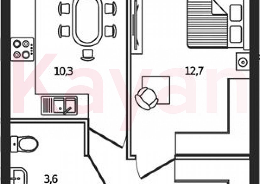 Продажа 1-комн. квартиры, 32.6 кв.м фото 0 Продажа 1-комн. квартиры, 32.6 кв.м фото 0