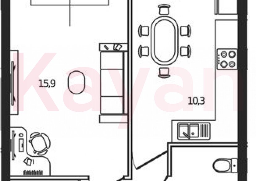 Продажа 1-комн. квартиры, 36.2 кв.м фото 0 Продажа 1-комн. квартиры, 36.2 кв.м фото 0